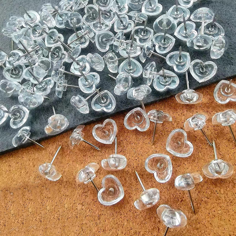 100 pcs Transparent love heart - Wrist Rest Wood ulasan dan harga