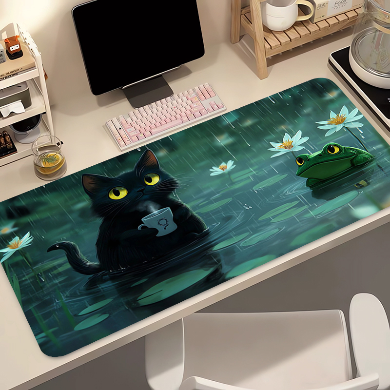 Kawaii Black Cat Silicone Soft - Gaming Keyboard And Mouse ulasan dan harga