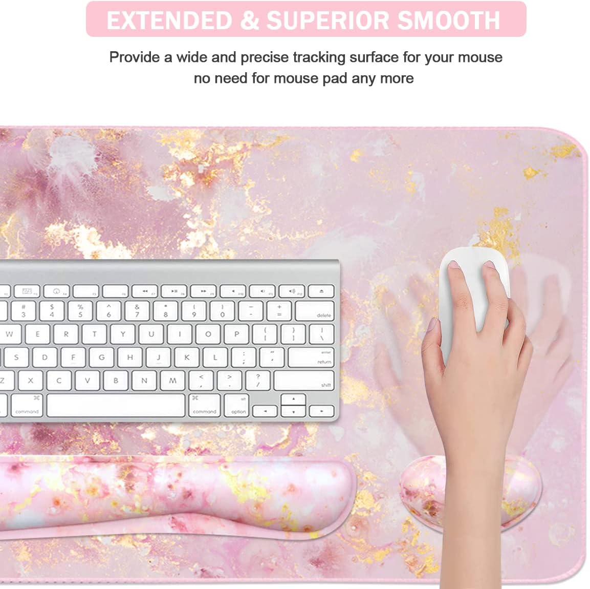 Large Gaming Mouse Pad with Ke - Gaming Keyboard And Mouse ulasan dan harga