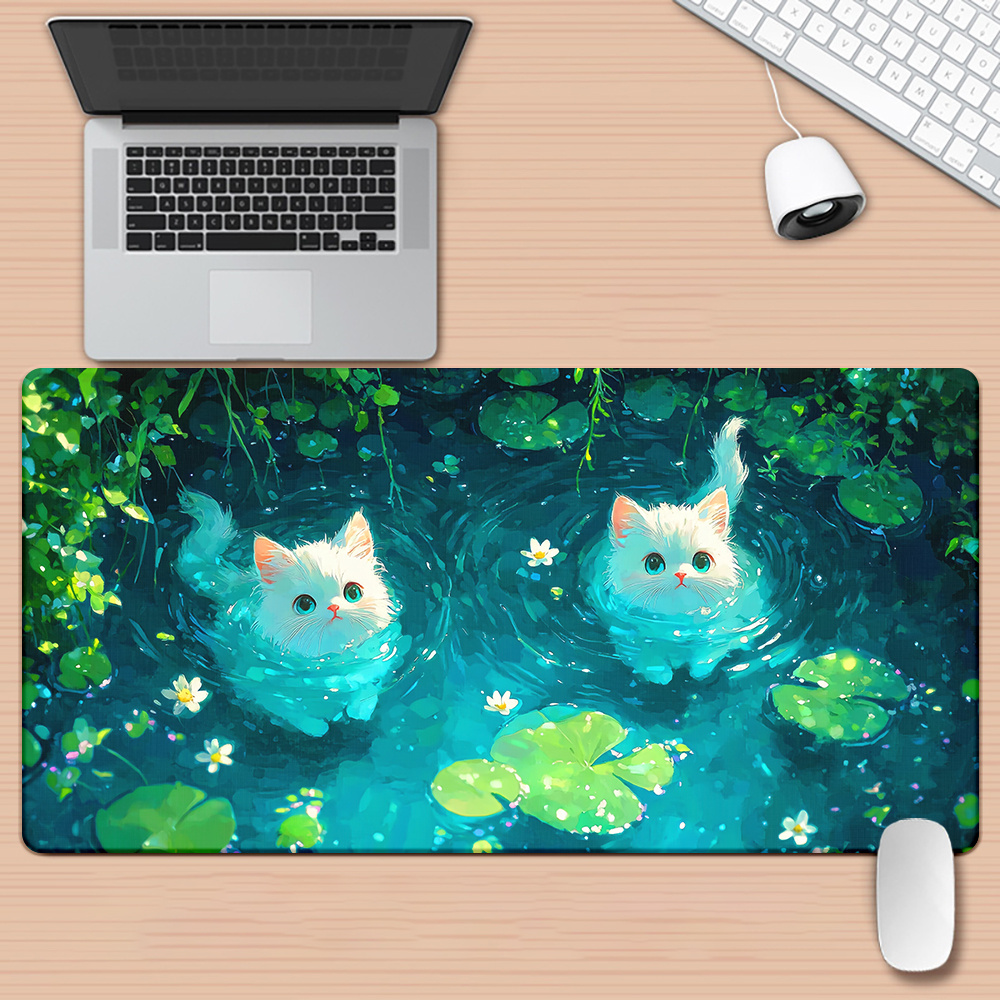 Brand Cute Cat Pond XXL Mousep - Gaming Keyboard Brand ulasan dan harga